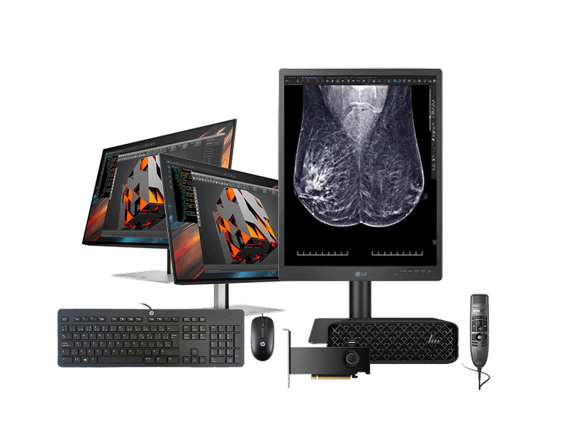 21″ Mammography Station